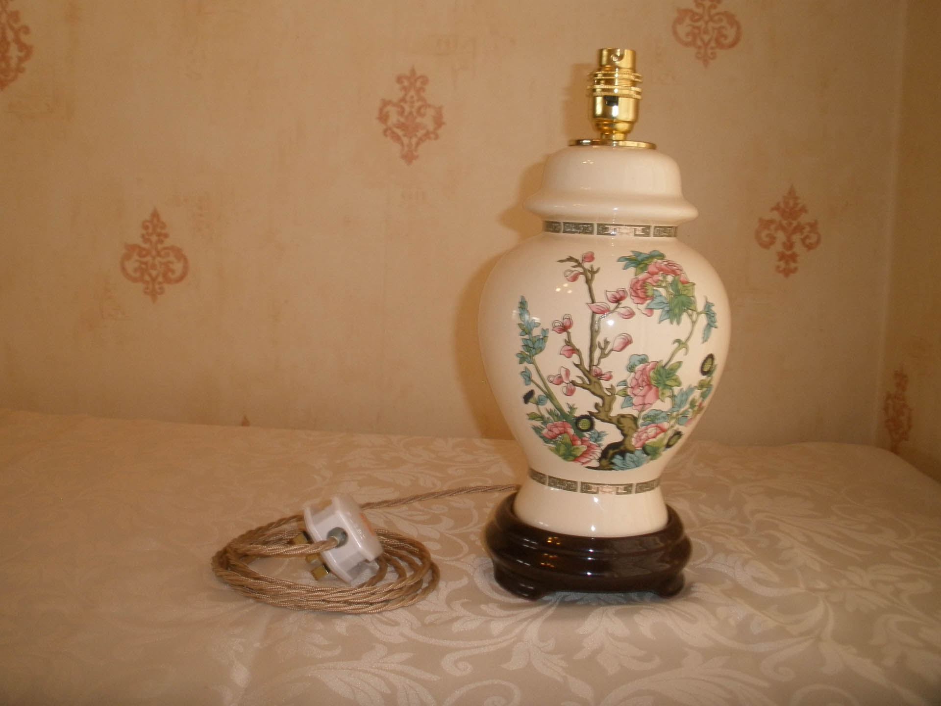 'Chinese' Ceramic Ginger Jar Lamp